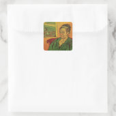 Sticker Carré Madame Augustine Roulin par Vincent van Gogh (Sac)