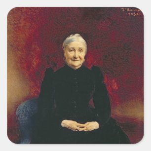 Sticker Carré Madame Bonnat, mère de l'artiste, 1893
