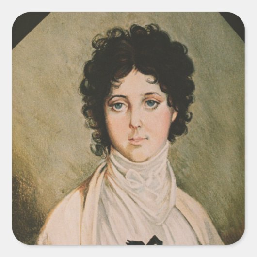 Sticker Carré Madame Hamilton (Devant)