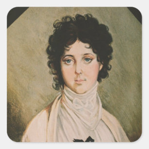 Sticker Carré Madame Hamilton