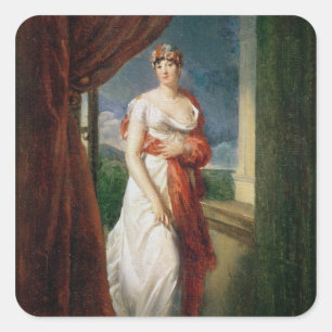 Sticker Carré Madame Tallien