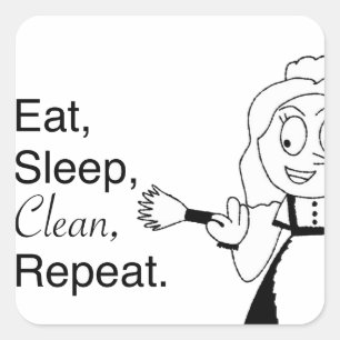 Sticker Carré Maddie la bonne