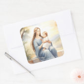 Sticker Carré Madonna avec l'enfant Jésus (Enveloppe)