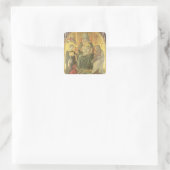 Sticker Carré Madonna del Ceppo, 1453 (et détail 62016) (Sac)