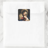 STICKER CARRÉ MADONNA ET ENFANT (Sac)