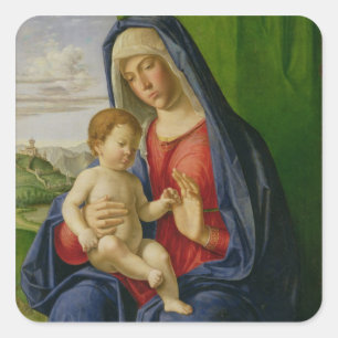 Sticker Carré Madonna et Enfant, années 1490