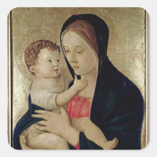 Sticker Carré Madonna et enfant, c.1475