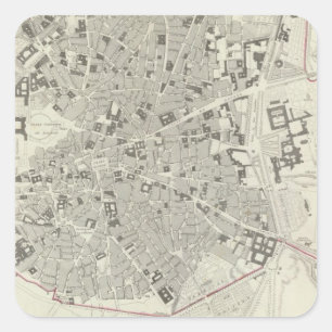 Sticker Carré Madrid