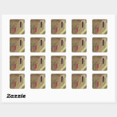 Sticker Carré Maesta (Feuille)