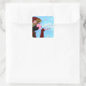 Sticker Carré "Magie hivernale" DIVA (Sac)