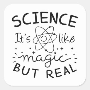 Sticker Carré Magie scientifique