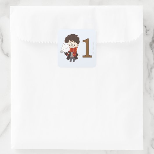 Sticker Carré Magique HARRY POTTER™ et Hogwarts (Sac)