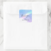 Sticker Carré Magique Pastel Clouds et une affaire Arc-en-ciel (Sac)