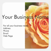 Magnetic Business Cards Floral - Self Promotion