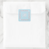 Sticker Carré Magnolia Collection Spun Sugar Blue Arrière - plan (Sac)