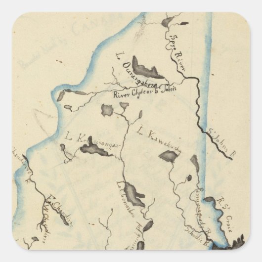 Sticker Carré Maine 11 (Devant)