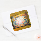 Sticker Carré Mains de guérison (Enveloppe)