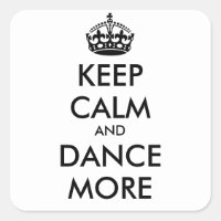 MAINTENIR LE CALME ET LA DANSE PLUS - texte person