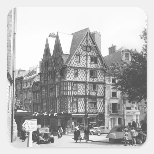 Sticker Carré Maison d'Adam (Devant)