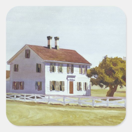 Sticker Carré Maison de Rich (Devant)