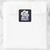 Sticker Carré Maison Whimsical Haunted (Sac)