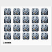 Sticker Carré Majesté Moonlit (Feuille)