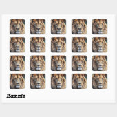 Sticker Carré Majestic Mane (Feuille)