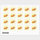 Sticker Carré Majestic Phoenix Bird (Feuille)