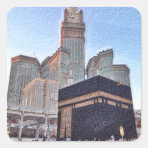 Sticker Carré Makkah La mosquée