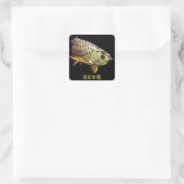 Sticker Carré Malaysian Golden Arowana (Sac)