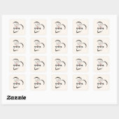 STICKER CARRÉ MAMA (Feuille)