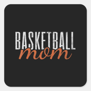 Sticker Carré Mama de basket