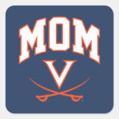 Sticker Carré Maman des Cavaliers de la Virginie (Devant)