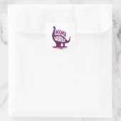 Sticker Carré Maman dinosaure - Mamasaurus (Sac)