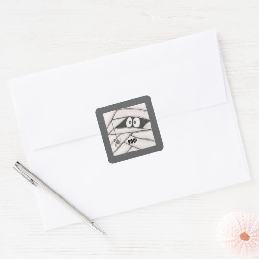 Sticker Carré Maman Dit (Enveloppe)