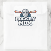 Sticker Carré Maman du hockey (Sac)