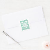 Sticker Carré Maman Florale Daisy (Enveloppe)