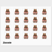 Sticker Carré Maman Ourse (Feuille)