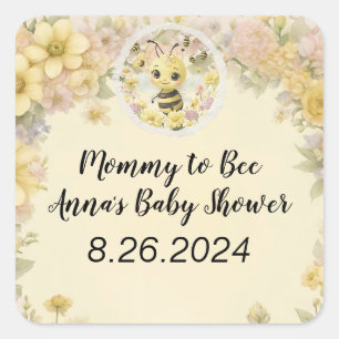 Sticker Carré Maman to Bee