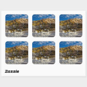 Sticker Carré Mammoth Hot Spring (Feuille)