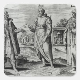 Sticker Carré Manasseh Amon et Josiah