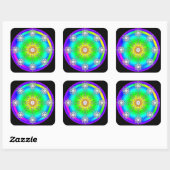 Sticker Carré Mandala celtique (Feuille)