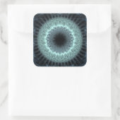 Sticker Carré Mandala fractal (Sac)