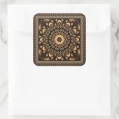 Sticker Carré Mandala soigné (Sac)