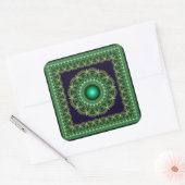 Sticker Carré Mandala vedette factice (Enveloppe)