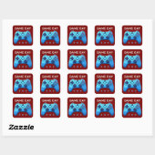 Sticker Carré manette de jeu (Feuille)