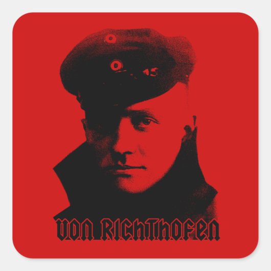 Sticker Carré Manfred Von Richthofen (Devant)