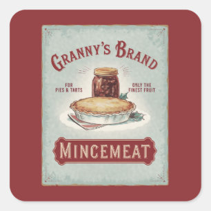 Sticker Carré Mangade de marque Festive Granny