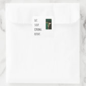 Sticker Carré Manger. Dormir. Kdrama. Recommencer. (Sac)