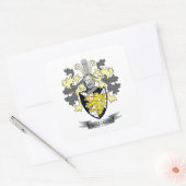 Sticker Carré Manteau de Williams des bras (Enveloppe)